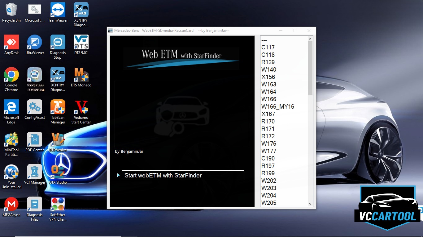 Car Support Model Mercedes StarFinder (2)