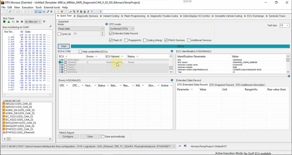 DTS Monaco Software version 8.16 (2)