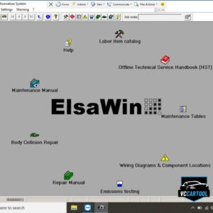 ElsaWin 6.0 Multilanguage Diagnostic Software