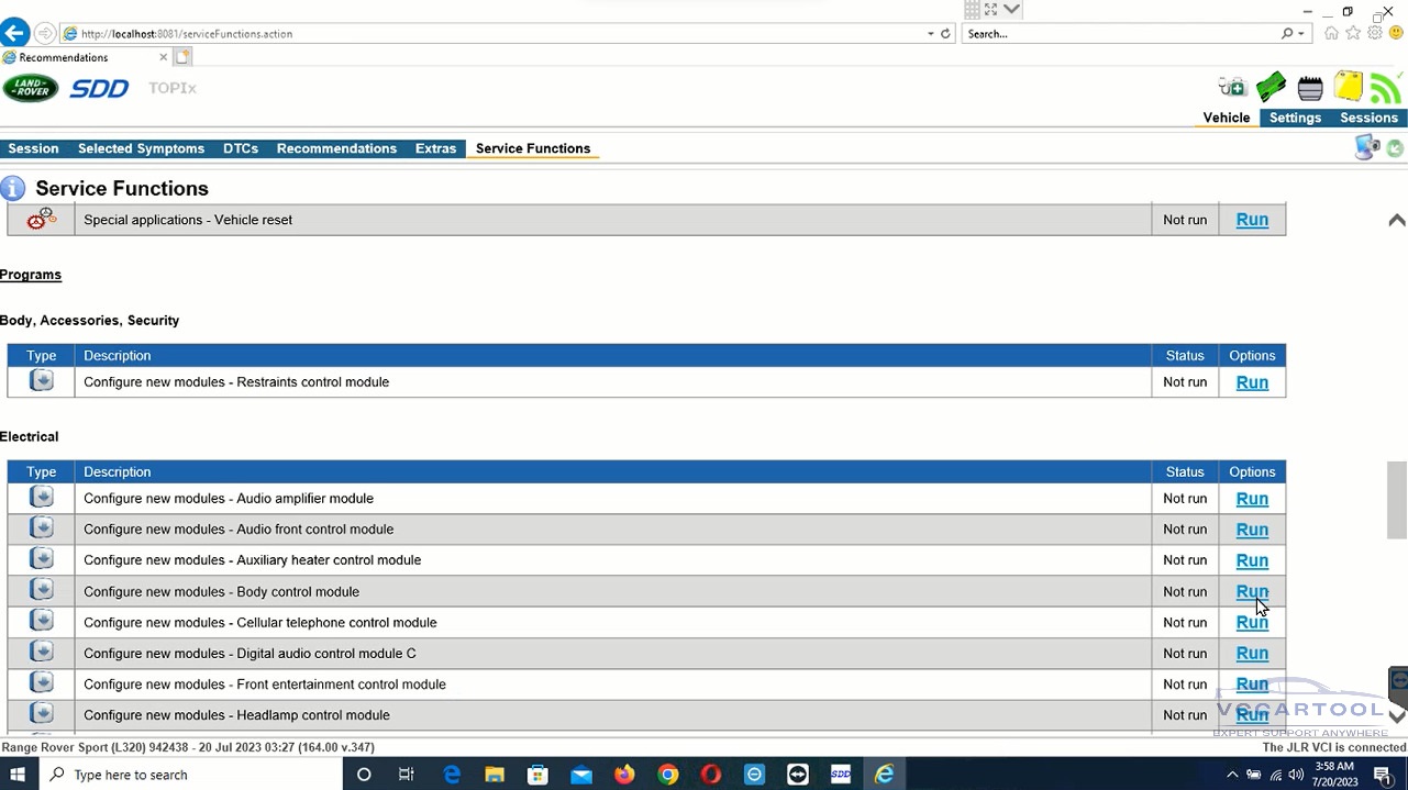 Function JLR SDD Software (3)