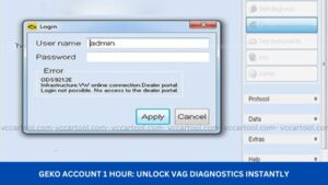 Geko Account 1 Hour Unlock VAG Diagnostics Instantly