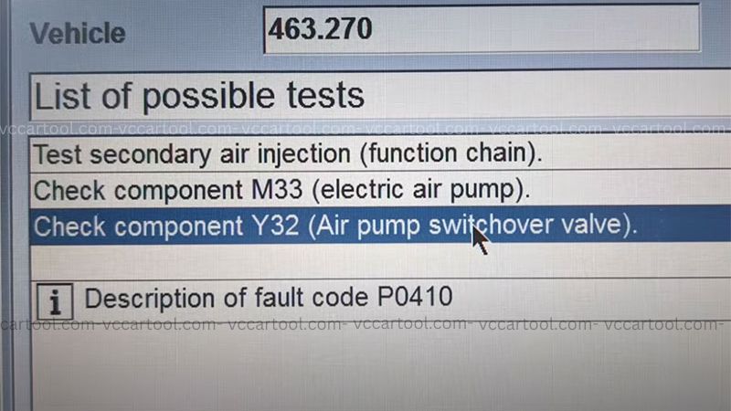 How to Fix Mercedes Benz P0410 Code (2)