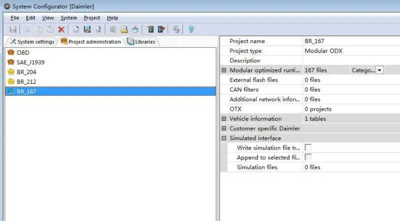 How to add a new project for DTS Monaco8