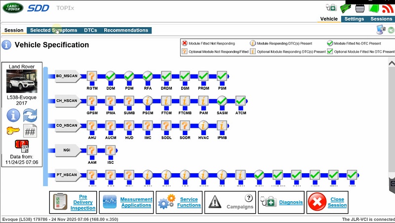 JLR SDD Software Version 168 (3)