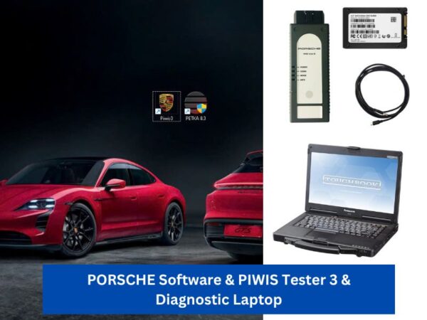 PORSCHE Software & PIWIS Tester 3 & Diagnostic Laptop