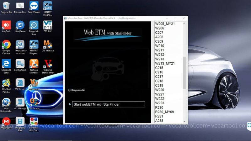 STARFINDER Software Mercedes