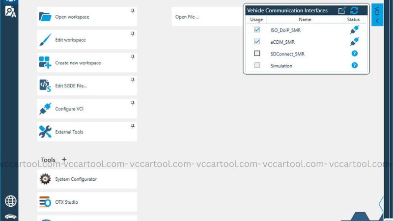 Start open DTS Monaco