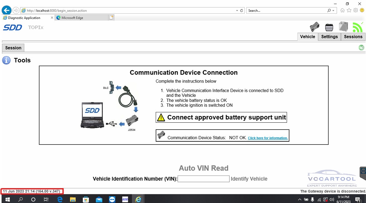 Version JLR SDD Software