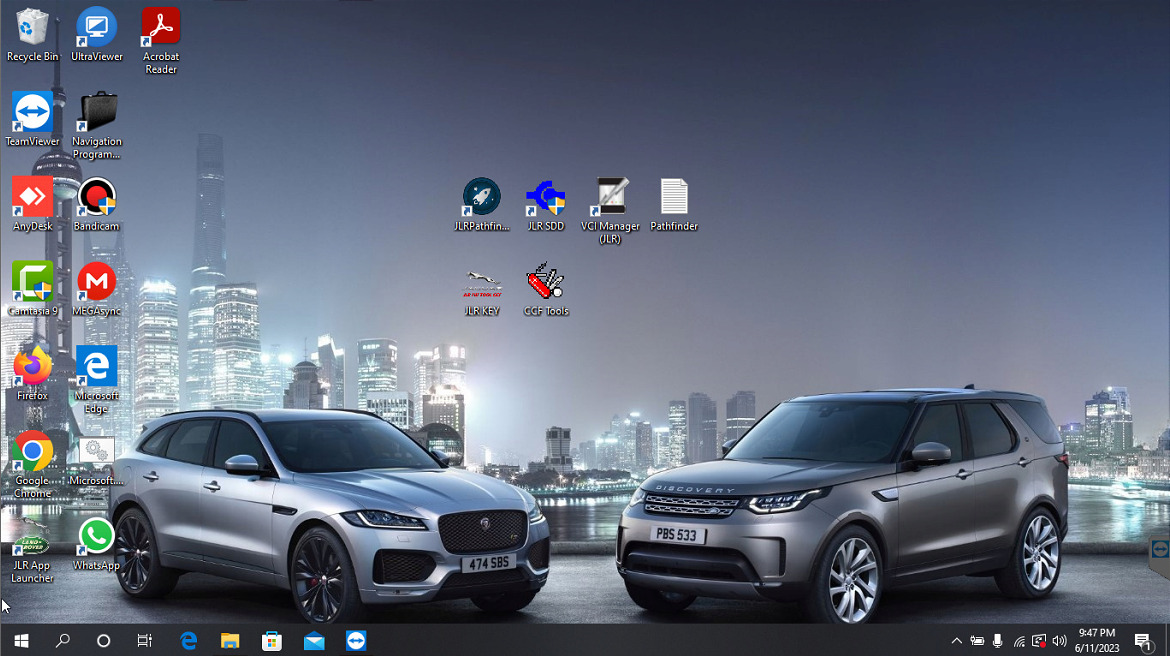 background CCF Tools Software JLR