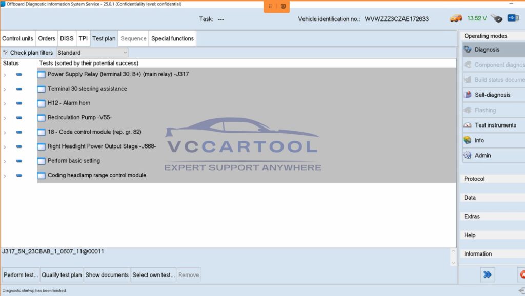 function ODIS SERVICE software version 25 (2)