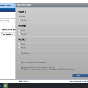 start interface fdrs software (2)