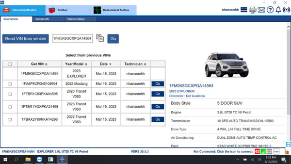 support car model-fdrs ford