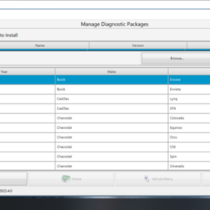 support model GM techline software