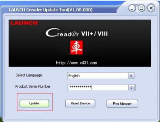 Launch X431 CRP123 Creader software