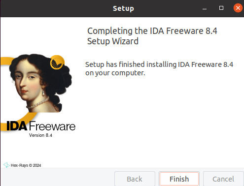 Finishing IDA Installation