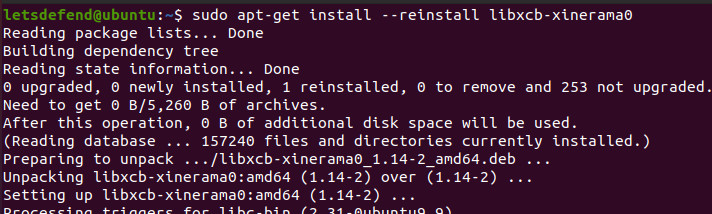 Installing libxcb-xinerama0 Dependency