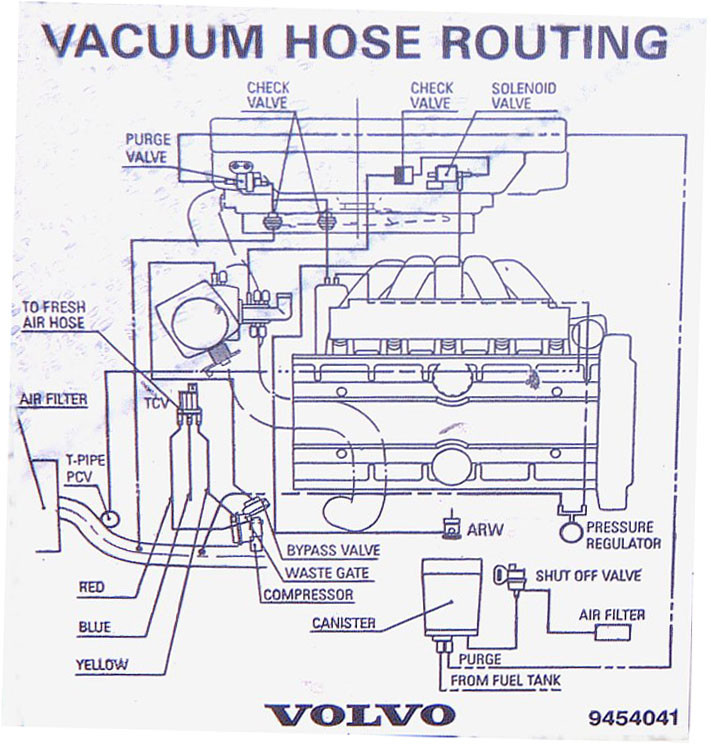 Vacuum Hose Routing Diagram