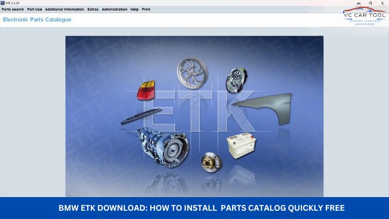 BMW ETK Download How to install Parts Catalog Quickly FREE
