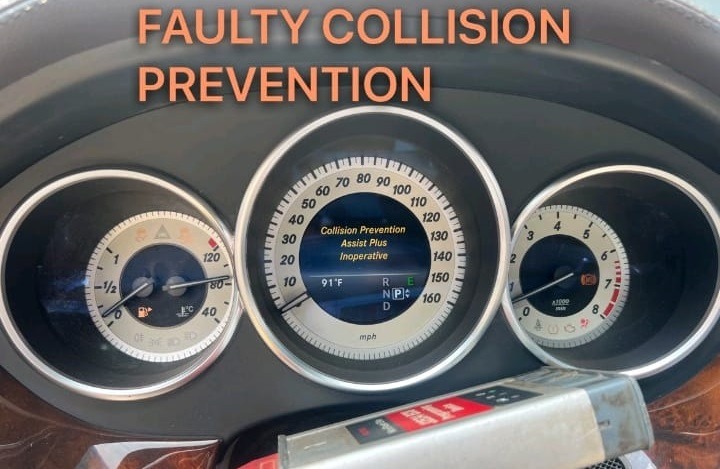 Fix Error Collision Prevention Assist Plus Inoperative W205 3