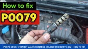P0079 Code Exhaust Valve Control Solenoid Circuit Low - How to Fix