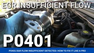 P0401 EGR Flow Insufficient Detected How to Fix It Like a Pro