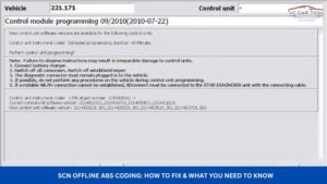 SCN Offline ABS Coding How to Fix & What You Need to Know