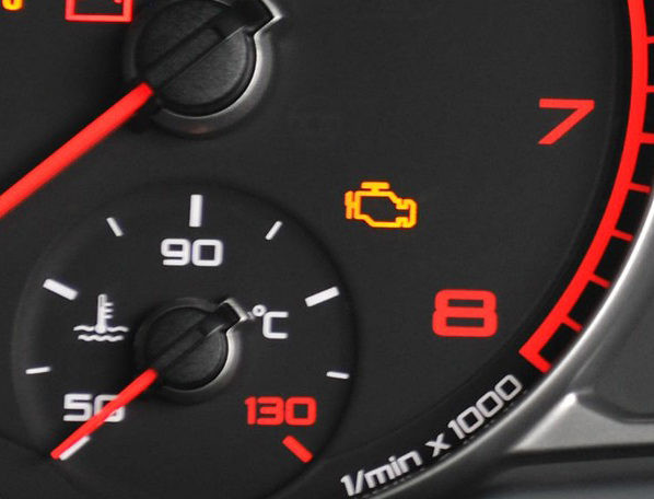 Mercedes-Benz dashboard warning lights when the car enters limp mode