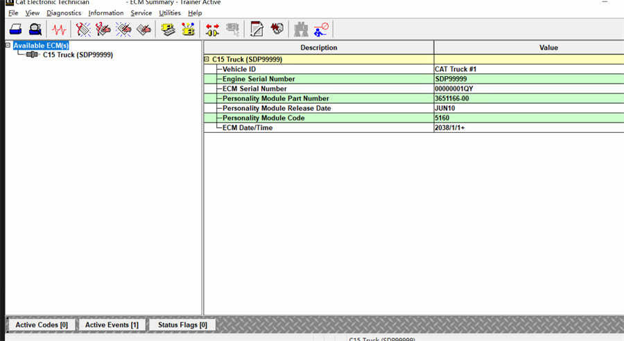 Cat ET Diagnostic Software