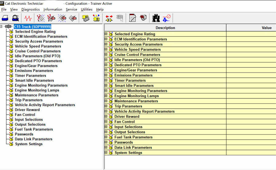 Cat ET Electronic Technician Diagnostic Software