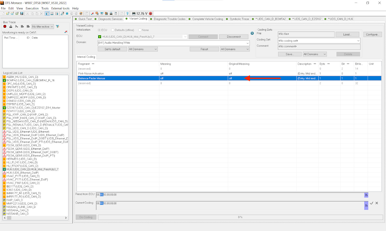 DTS Monaco Interface