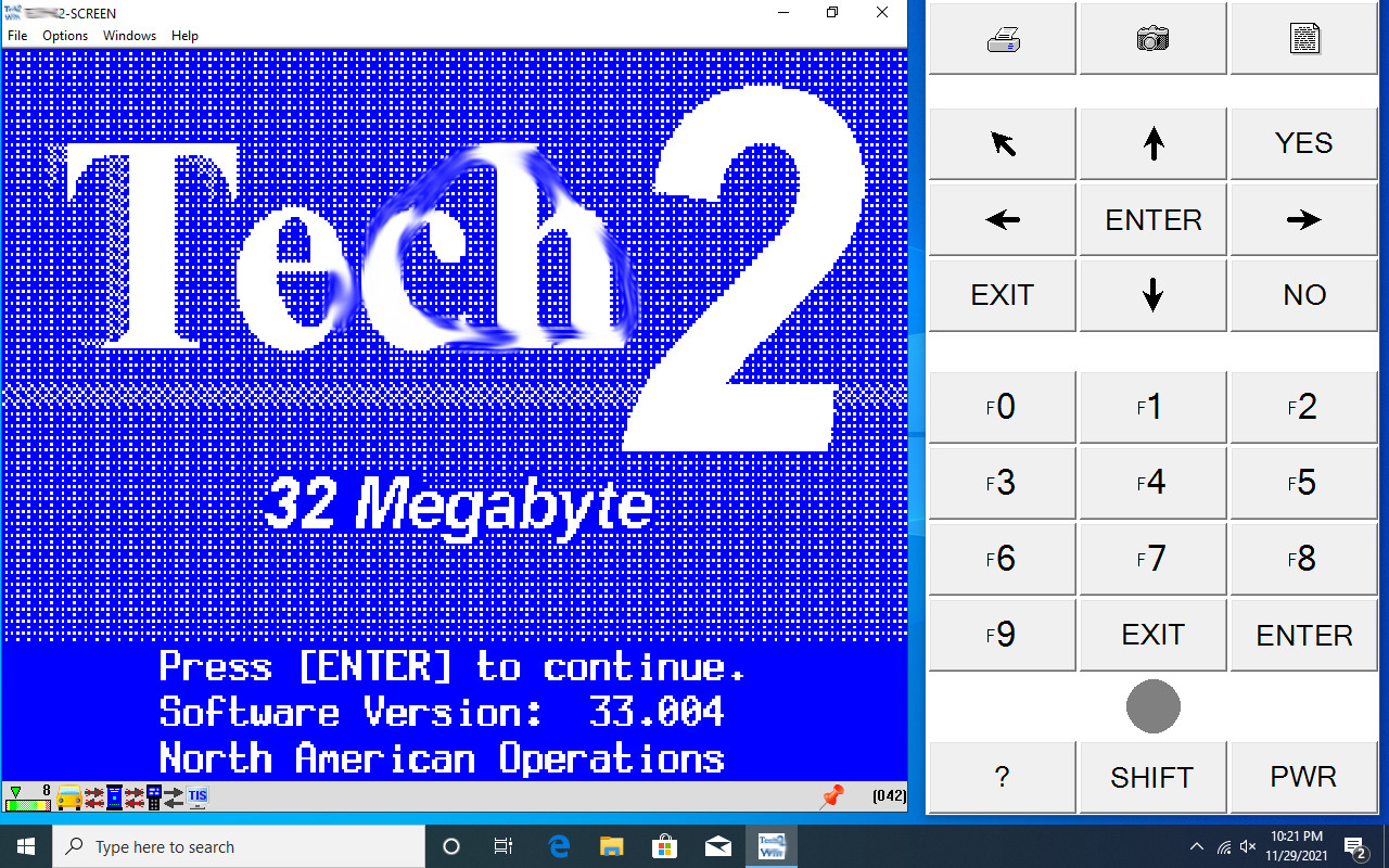 GM GDS2 Software Interface