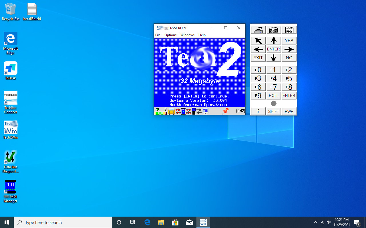 GM GDS2 Software Interface