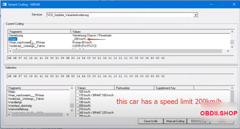 Change speed limiter