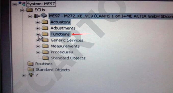 Select ME97 engine and Vmax options