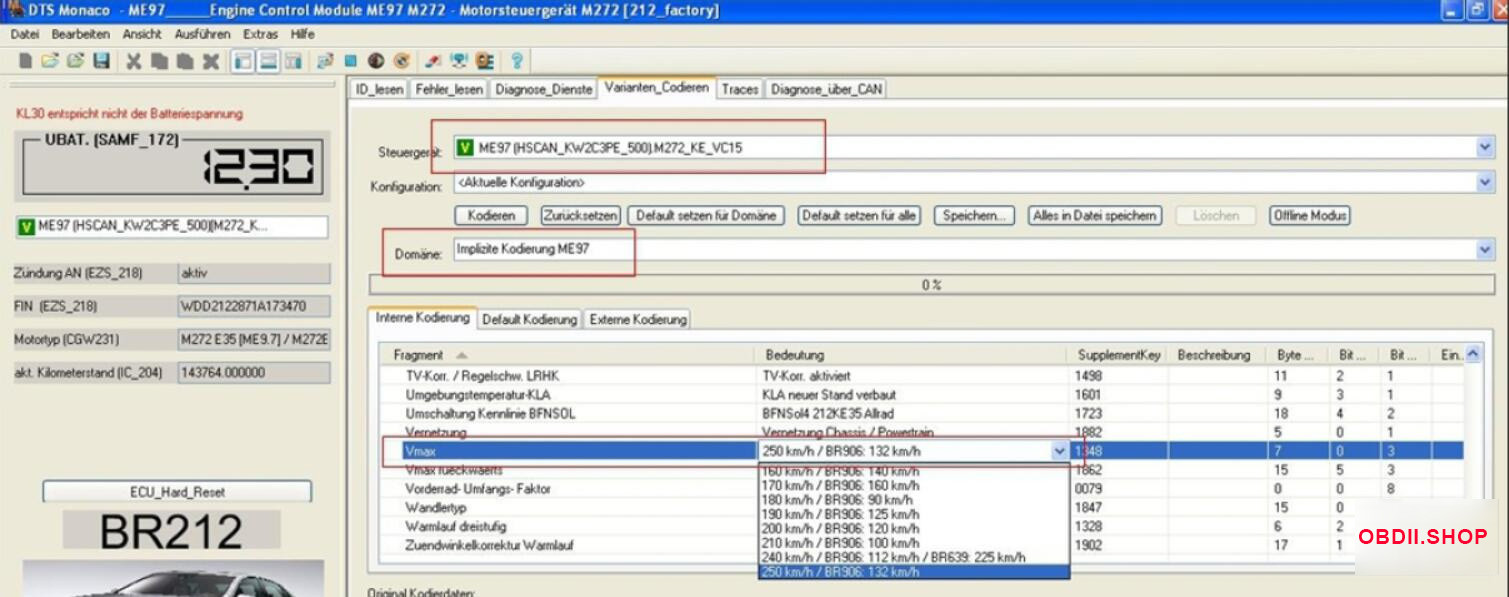 Choose Vmax value and encode