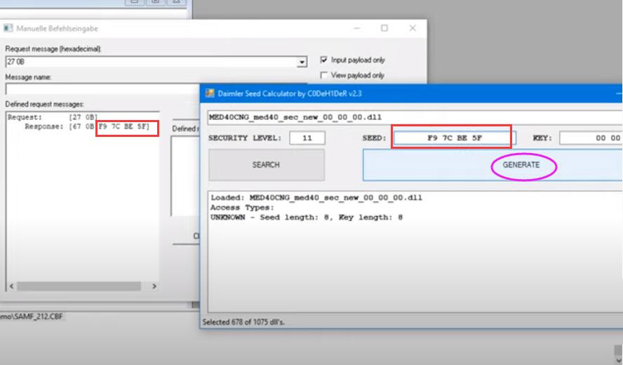 Write 4 bytes to generate code
