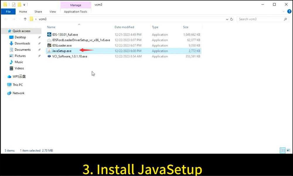 Running Java Setup