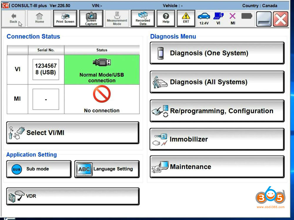 Install Vxdiag Nissan Consult 3 Plus V226 21