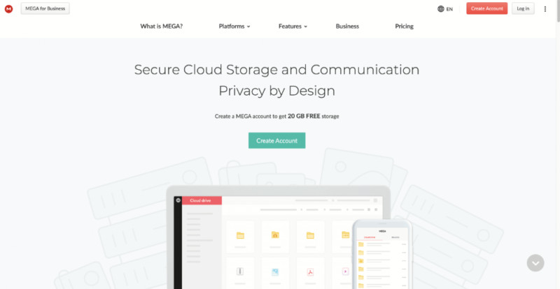 MEGA Sign Up for Free Cloud Storage