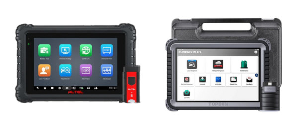 Autel MaxiSys MS906 Pro versus Topdon Phoenix Plus side by side comparison
