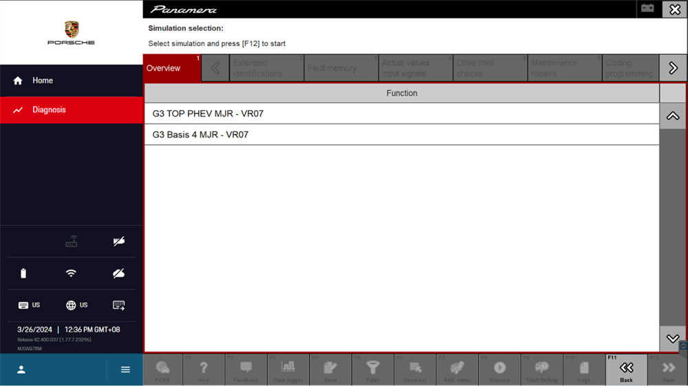 PIWIS 4 Coding and Programming Interface