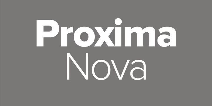 Proxima Nova Sans Serif Font