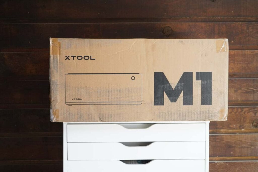 Unboxing and reviewing the xtool M1 laser cutting and engraving machine.
