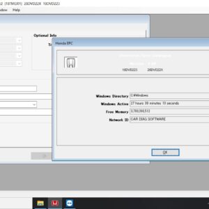 HONDA EPC Software Start Interface