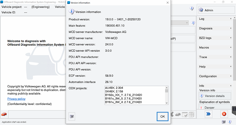 ODIS Engineer Software Version 19 (2)