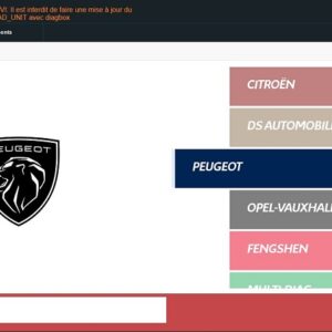 Start Diagbox Software