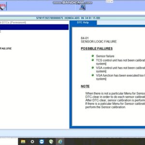 check error Honda HDS Software (3)
