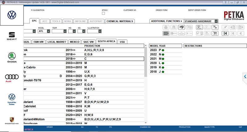 interface user petka 8.3