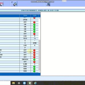 read data value Honda HDS Software