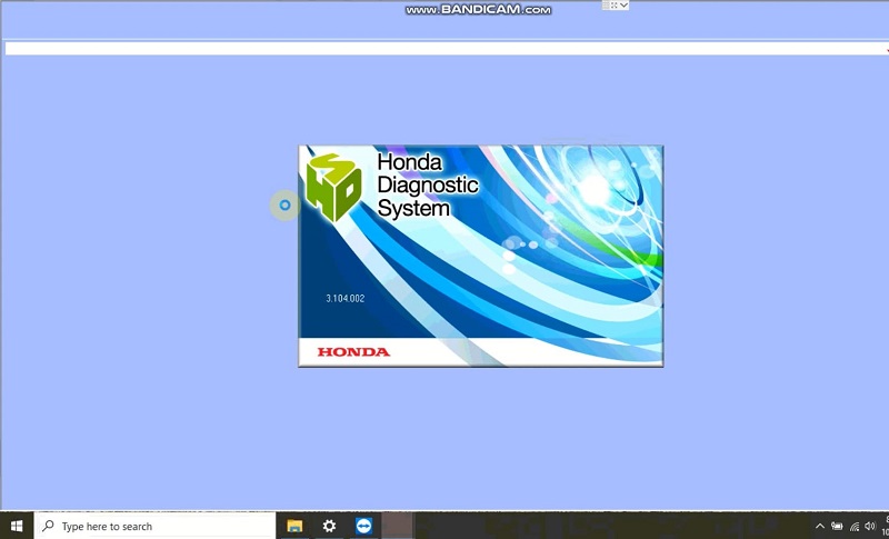 start Honda HDS Software 2
